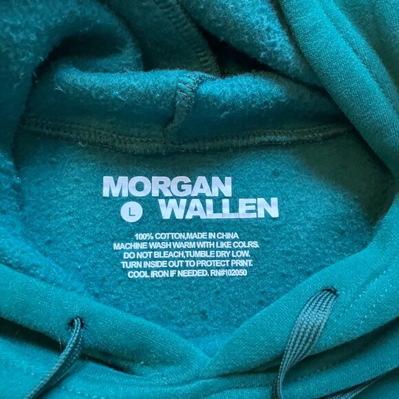 Morgan Wallen One Night At A Time Tour Sweatshirt Hoodie Women's Size L - Picture 2 of 4